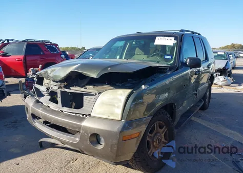 2002 Mercury Mountaineer из США, поврежденный, VIN 4M2ZU66K12ZJ39635